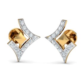 Adorable diamond earrings 0.24 Ct Diamond Solid 14K Gold