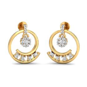 Beautiful diamond earrings 0.41 Ct Diamond Solid 14K Gold