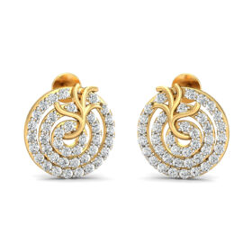 Lovely diamond earrings 0.95 Ct Diamond Solid 14K Gold