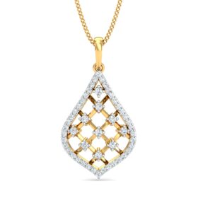 Beautiful Latest Diamond Pendant 0.55 Ct Diamond Solid 14K Gold