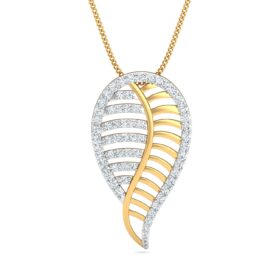 Stunning Trendy Pendants 0.6 Ct Diamond Solid 14K Gold