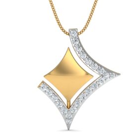 Adorable diamond pendant 0.22 Ct Diamond Solid 14K Gold