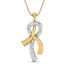 Beautiful diamond pendant necklace 0.15 Ct Diamond Solid 14K Gold