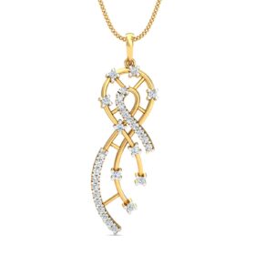 Bold pendants for women 0.5 Ct Diamond Solid 14K Gold