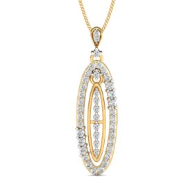 Gorgeous diamond pendant necklace 0.67 Ct Diamond Solid 14K Gold