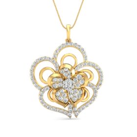 Timeless diamond pendant 1.07 Ct Diamond Solid 14K Gold