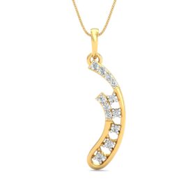 Adorable pendants for women 0.16 Ct Diamond Solid 14K Gold