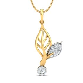 Handmade pendants for women 0.2 Ct Diamond Solid 14K Gold