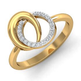 Gorgeous Promise Rings 0.2 Ct Diamond Solid 14K Gold