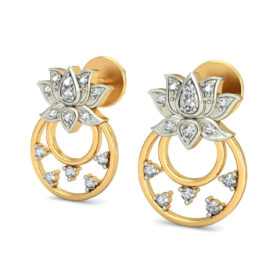 Stunning diamond stud earrings 0.14 Ct Diamond Solid 14K Gold
