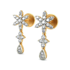 Glamarous Chandelier earrings 0.5 Ct Diamond Solid 14K Gold