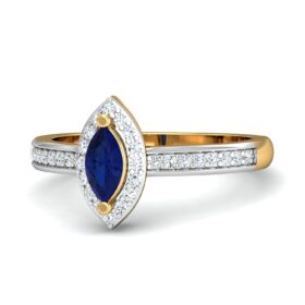 Adorable Diamond Cocktail Rings 0.32 Ct Diamond Solid 14K Gold