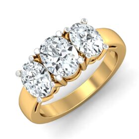 Graceful Diamond Engagement Rings 1.3 Ct Diamond Solid 14K Gold