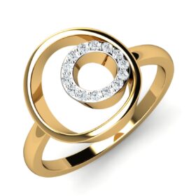 Stunning Casual Everyday Rings 0.14 Ct Diamond Solid 14K Gold