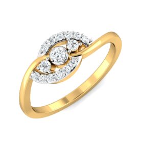 Timeless Engagement Rings 0.16 Ct Diamond Solid 14K Gold