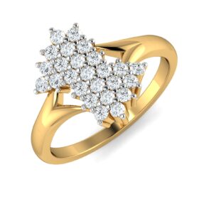Innovative Wedding Rings For Women 0.62 Ct Diamond Solid 14K Gold