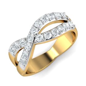 Brilliant Band Rings 0.76 Ct Diamond Solid 14K Gold