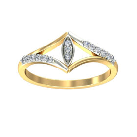 Adorable Engagement Rings 0.15 Ct Diamond Solid 14K Gold