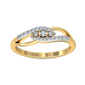 Adorable Engagement Rings 0.22 Ct Diamond Solid 14K Gold