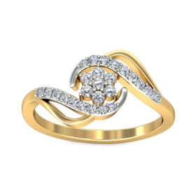 Classic Wedding Rings For Women 0.25 Ct Diamond Solid 14K Gold