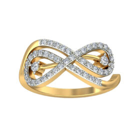Precious Wedding Rings 0.45 Ct Diamond Solid 14K Gold