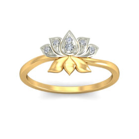 Bold Religious Rings 0.06 Ct Diamond Solid 14K Gold