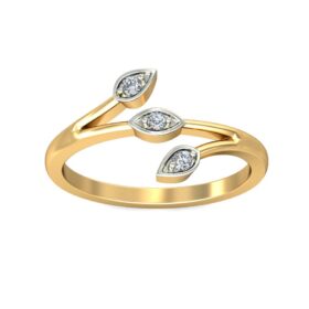 Glamarous Casual Rings For Women 0.75 Ct Diamond Solid 14K Gold