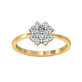 Beautiful Diamond Wedding Rings 0.3 Ct Diamond Solid 14K Gold