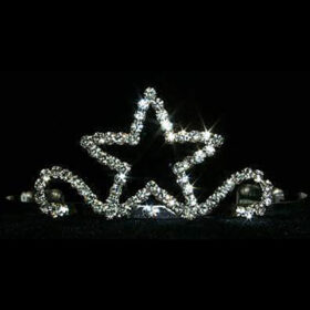 bridal tiara 3 Carat Round Brilliant Diamond 38 Gms 14K Gold