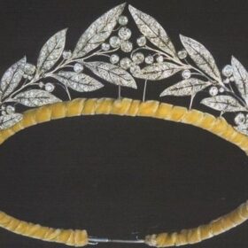 Victorian Crown 17.4 Carat Rose Cut Diamond 70 Gms 925 Sterling Silver