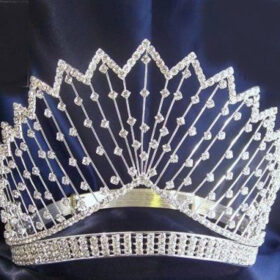 Queen Crown 50 Carat Round Brilliant Diamond 90.85 Gms 14K Gold