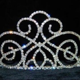 wedding Crown 15 Carat Round Brilliant Diamond 60.1 Gms 14K Gold