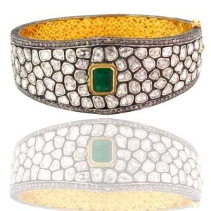Emerald Silver Bracelets