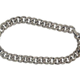 polki bracelet 2.6 Tcw  Rose Cut Diamond 925 Sterling Silver victorian jewelry