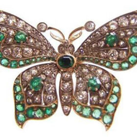rose cut earrings 2.7 Tcw Emerald Rose Cut Diamond 925 Sterling Silver antique vintage jewelry