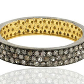 vintage rings 3 Tcw  Rose Cut Diamond 925 Sterling Silver vintage diamond jewelry