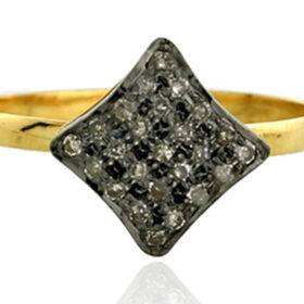 antique rings 0.5 Tcw  Rose Cut Diamond 925 Sterling Silver vintage art deco jewelry