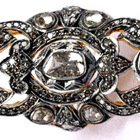 victorian rings 1.55 Tcw  Rose Cut Diamond 925 Sterling Silver vintage art deco jewelry