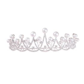 bridal tiara 255 Pcs Cubic Zirconia Diamond 60 Gms 925 Sterling Silver