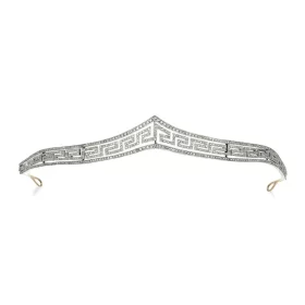 Gorgeous 12 Carat Diamond  60 Gms 925 Sterling Silver Birthday Headband