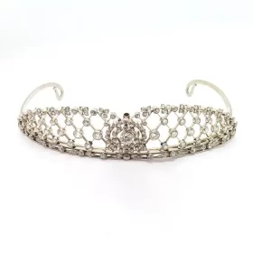 Gorgeous 9.33 Carat Diamond 925 Sterling Silver Bridal Tiara