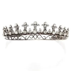 Precious 11.11 Carat Diamond 925 Sterling Silver Queen Tiara