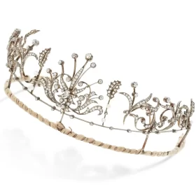 Beautiful 8.41 Carat Diamond 925 Sterling Silver Birthday Tiara