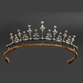 Glamarous 3.43 Carat Diamond 925 Sterling Silver Wedding Tiara