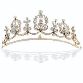 Innovative 9.175 Carat Diamond 925 Sterling Silver Queen Tiara