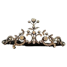 Bold 6.2 Carat Diamond 925 Sterling Silver Royal Tiara