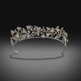 Handcrafted 8.8 Carat Diamond 925 Sterling Silver Princess Tiara