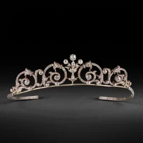 Glamarous 10.52 Carat Diamond 925 Sterling Silver Wedding Tiara